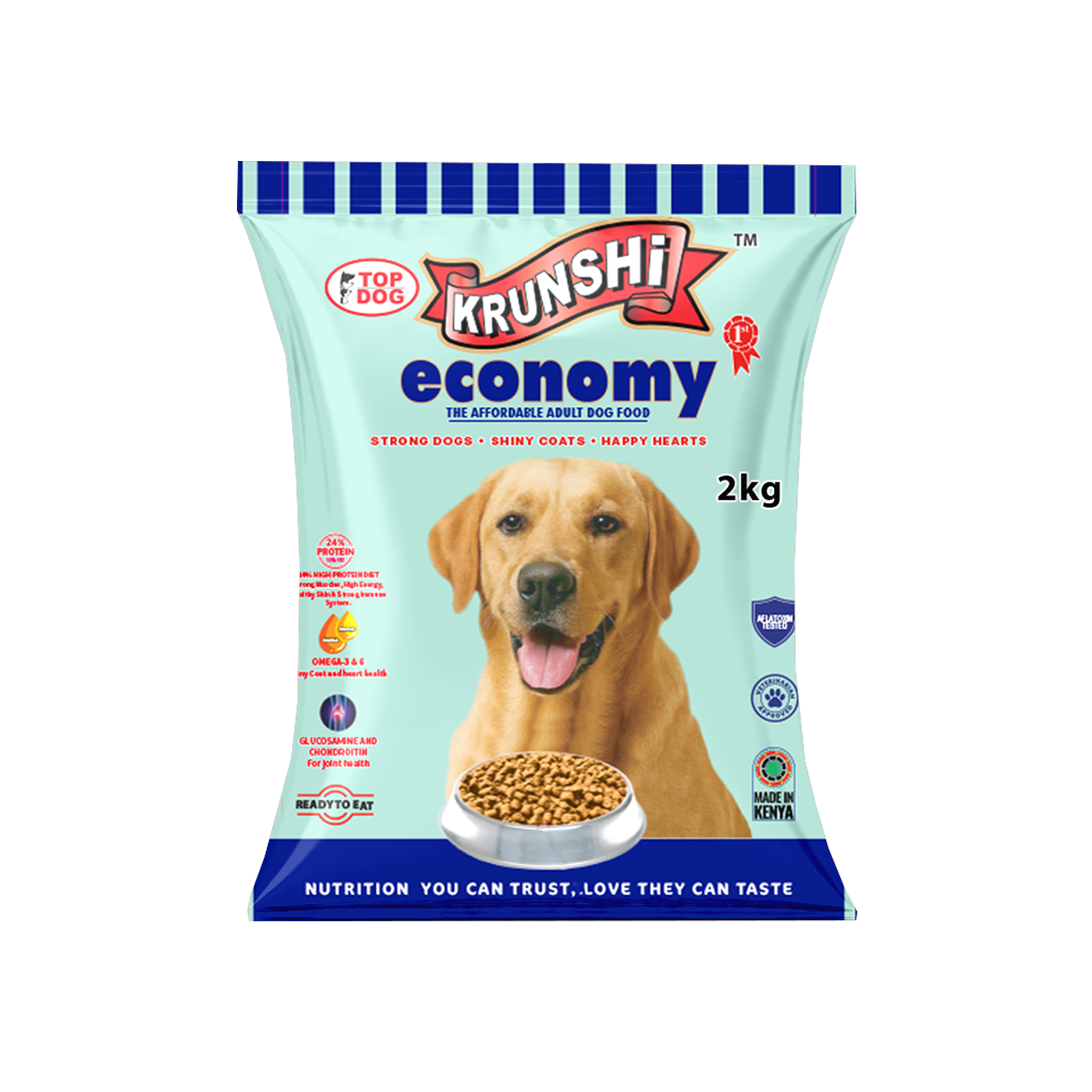 Top Dog Krunshi Economy Dog Food 2Kg